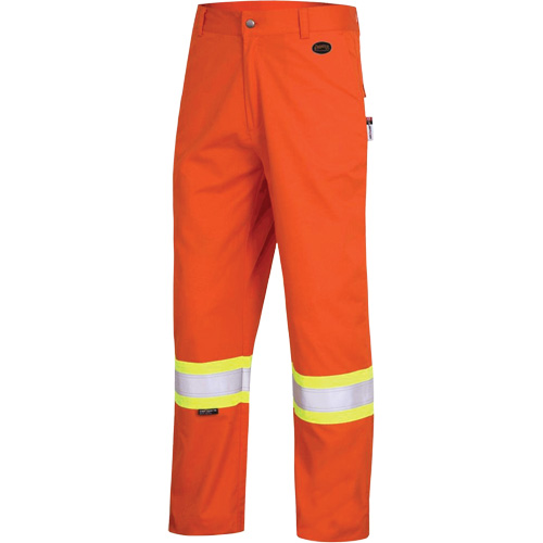 7763 FR-Tech&reg; 88/12 Arc Rated High-Visibility Safety Pants, 30, x 30, High Visibility Orange, 9.7 cal/cm² Oxymax Inc