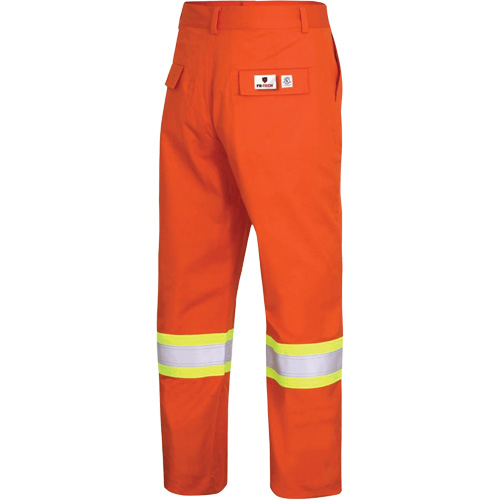 7763 FR-Tech&reg; 88/12 Arc Rated High-Visibility Safety Pants, 30, x 30, High Visibility Orange, 9.7 cal/cm² Oxymax Inc
