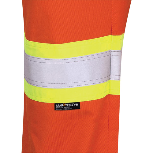 7763 FR-Tech&reg; 88/12 Arc Rated High-Visibility Safety Pants, 30, x 30, High Visibility Orange, 9.7 cal/cm² Oxymax Inc
