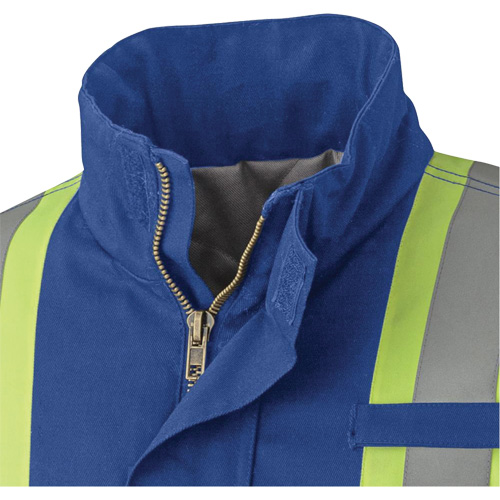 5523 Manteau de s&eacute;curit&eacute; ignifuge, Petit, Bleu royal, 58 cal/cm² Oxymax Inc