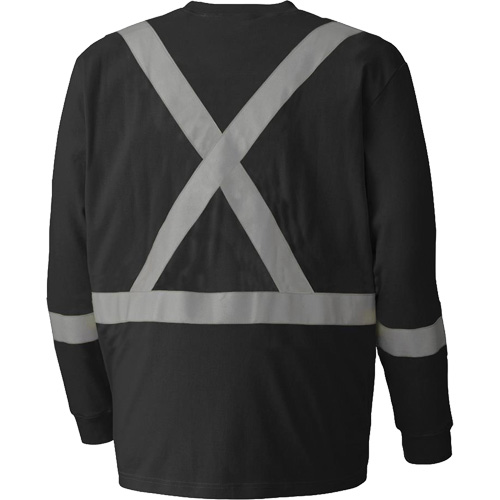 340SFA Chemise de s&eacute;curit&eacute; &agrave; manches longues ignifuge, Petit, Noir Oxymax Inc