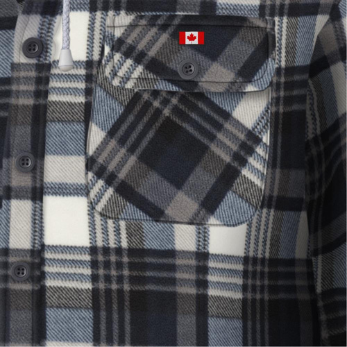 415BG Chemise &agrave; capuche matelass&eacute;e, Hommes, T-petit, Multicolore Oxymax Inc