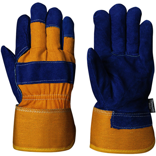 630 Blue Insulated Fitter's Gloves, One Size, Split Cowhide Palm, Boa Inner Lining Oxymax Inc