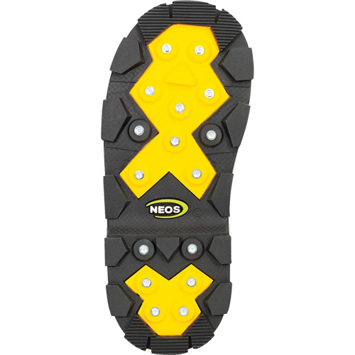 Couvre-chaussure &agrave; crampons avec talonni&egrave;re Voyager Glacier Trek, Nylon/Polyur&eacute;thane, Boucle, Convient &agrave; Hommes 5 - 6,5/Femmes 6 - 8 Oxymax Inc