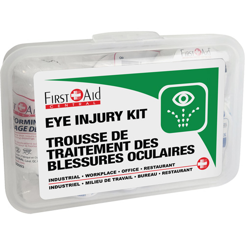 Eye Injury Kit, Plastic B Oxymax Inc