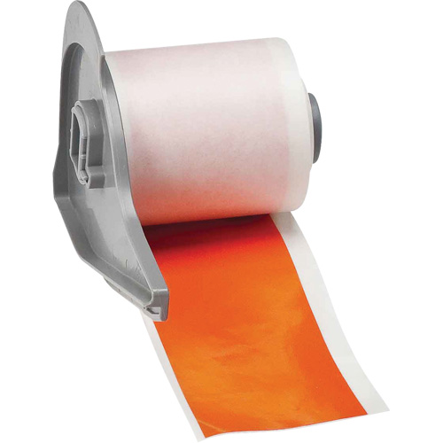 Ruban adh&eacute;sif permanent toutes saisons pour &eacute;tiquettes, Vinyle, Orange, Largeur de 2" Oxymax Inc