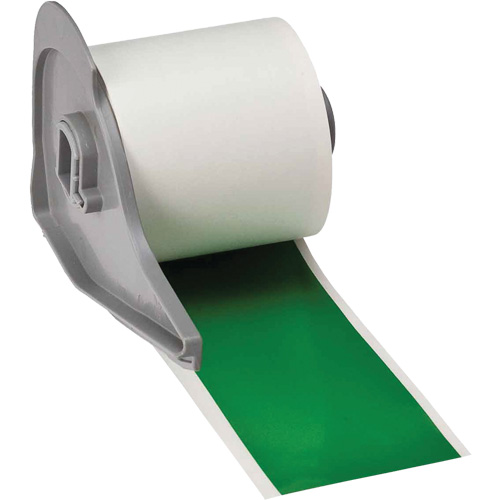 All-Weather Permanent Adhesive Label Tape, Vinyl, Green, 2" Width Oxymax Inc