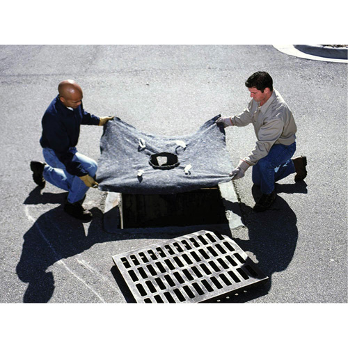 Recycled Ultra-Drain Guard&reg; Catch Basin Insert, Oil & Sediment, 48" L x 36" W Oxymax Inc
