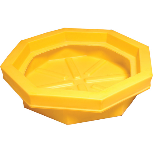 Ultra-Drum Tray sans grille, 32" lo x 32" la x 8,1" h, Cap. de d&eacute;versement 22,8 gal. US Oxymax Inc