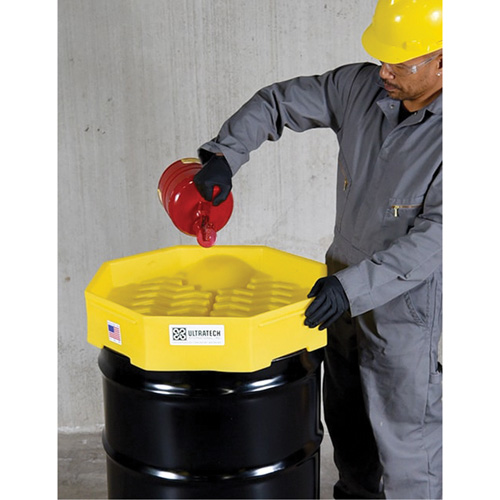 Bung Access Ultra-Drum Funnel avec bec verseur Oxymax Inc