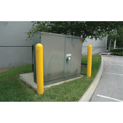 Ultra-Post Protector&reg;, 8" Dia. x 52" L, Yellow Oxymax Inc