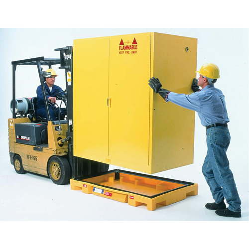 Double Drum Ultra-Safety Cabinet Bladder System&reg;, 63" L x 38.5" W x 6.3" H, 3000 lbs. Load Capacity Oxymax Inc