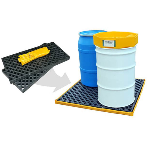 Ultra-Spill Deck flexible, &agrave; vessie, 4 barils, Capacit&eacute; de d&eacute;versement 110 gal. US, 51" x 48" x 5" Oxymax Inc