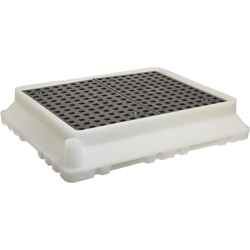 P4 Ultra-Spill Tray&reg;, 17" L x 21" W x 4" H, 2.9 US gal. Spill Capacity Oxymax Inc