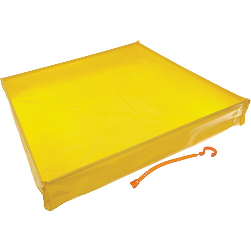 Flexible Ultra-Utility Tray, 30" lo x 30" la x 4,8" h, Cap. de d&eacute;versement 9,5 gal. US Oxymax Inc