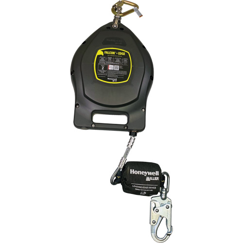 Falcon+ Edge Self-Retracting Lifeline, 50', Galvanized Steel, Swivel Oxymax Inc
