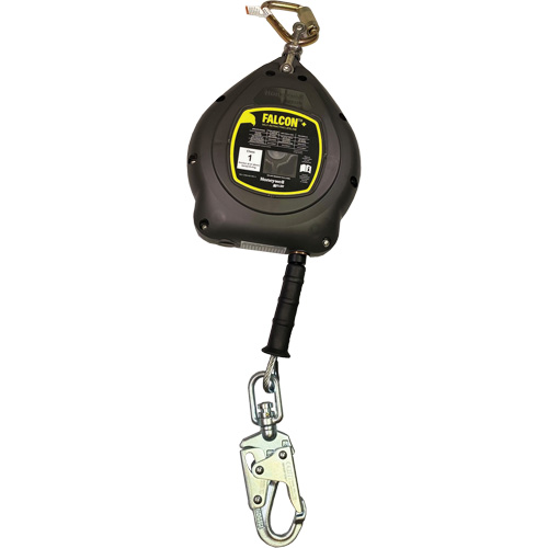 Falcon+ Self-Retracting Lifeline, 20', Galvanized Steel, Swivel Oxymax Inc