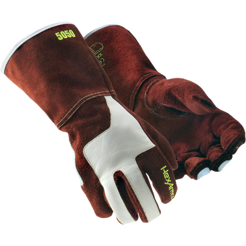Gants de soudage HeatArmor 5050, Cuir de vache refendu, Taille Petit/7 Oxymax Inc