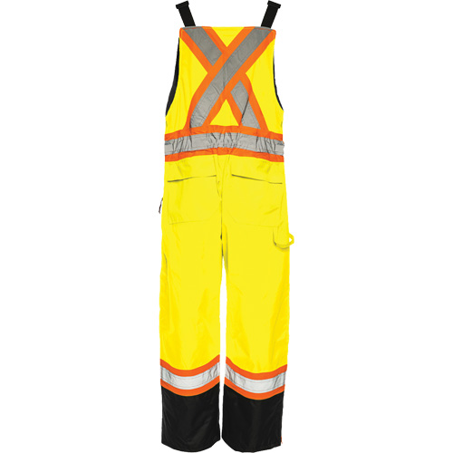 Salopette de s&eacute;curit&eacute; dhiver TO1, Polyester, Petit, Noir/Jaune lime haute visibilit&eacute; Oxymax Inc