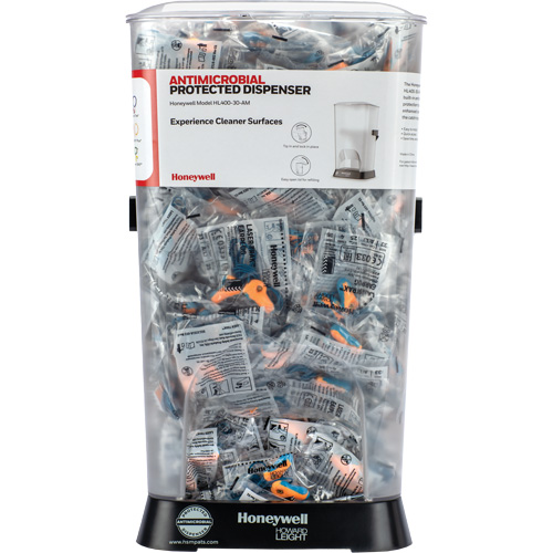 Distributeur de bouchons doreille filaires HL400 AM avec boîte de bouchons doreille LT-30 Oxymax Inc