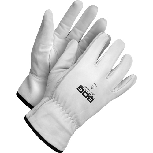 Puncture-Resistant Driver Gloves, Small, Grain Goatskin Palm Oxymax Inc