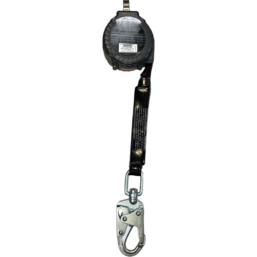Miller TurboLite+ Scorpion Personal Fall Limiter, 9', Web, Swivel Oxymax Inc