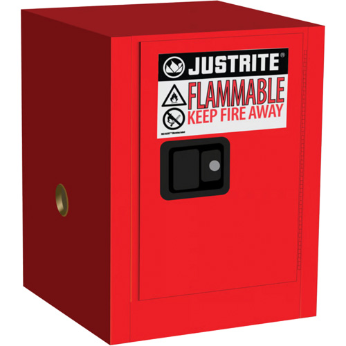 Sure-Grip&reg; EX Countertop Flammable Cabinet, 4 gal., 1 Door, 17" W x 22" H x 17" D Oxymax Inc