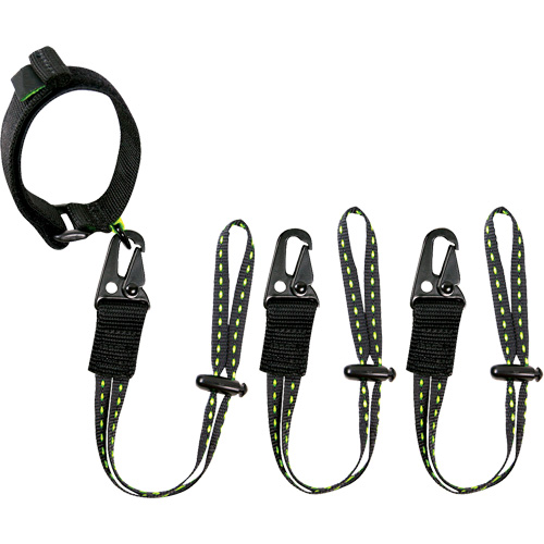 Longe de poignet GearLink avec embouts interchangeables, Longueur fixe, Boucle et crochet/Boucle Oxymax Inc