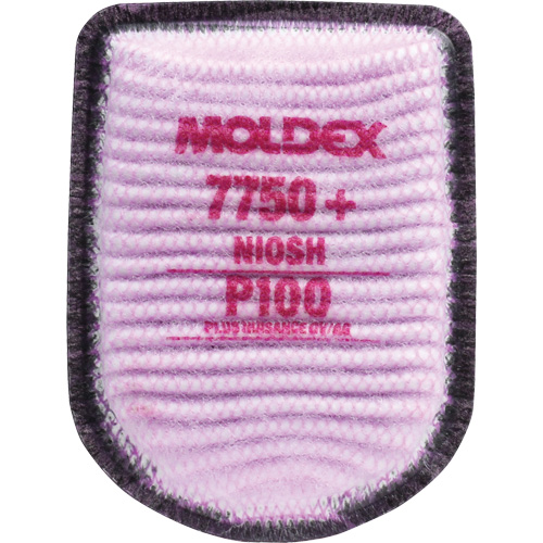 Filtre pour respirateur semi-rectangulaire avec IonicAir Filtration Technology, Filtre contre les particules avec suppresion de vapeurs nuisibles, Vapeurs organiques/Gaz acides/P100+ Oxymax Inc