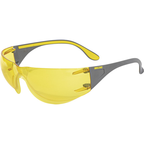Adapt Safety Glasses, Amber Lens, Anti-Fog/Anti-Scratch, ANSI Z87+/Meets/Exceeds CSA Z94.3 Oxymax Inc