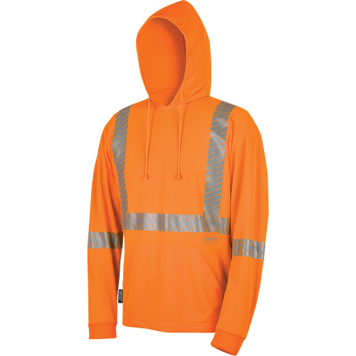 6964 Bird's-Eye Safety Hoodie, Small, High Visibility Orange Oxymax Inc