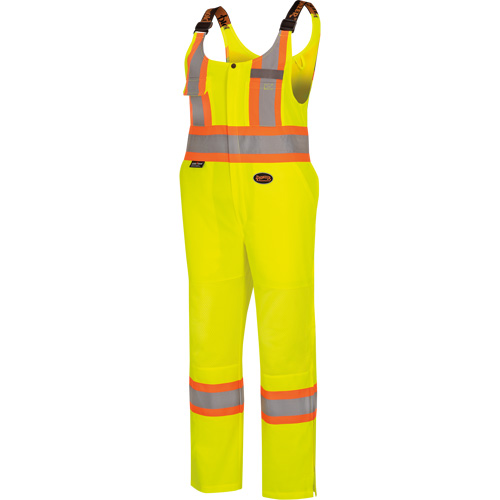 6000W Combinaison de s&eacute;curit&eacute; routi&egrave;re haute visibilit&eacute; pour femmes, Polyester, T-petit, Jaune lime haute visibilit&eacute; Oxymax Inc