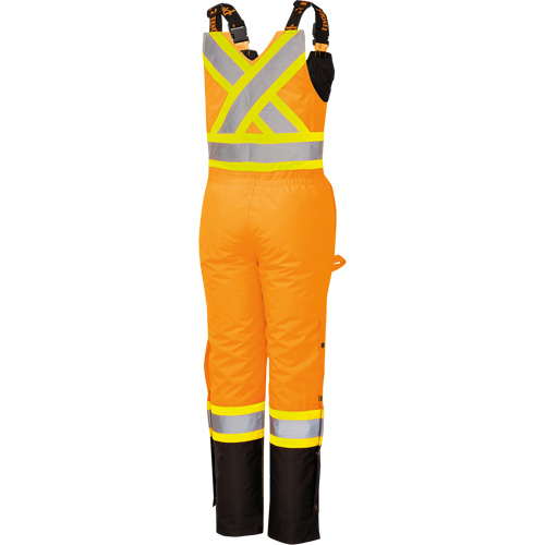5040BBW Combinaison de s&eacute;curit&eacute; imperm&eacute;able haute visibilit&eacute; pour femmes, Polyester, T-petit, Noir/Orange haute visibilit&eacute; Oxymax Inc