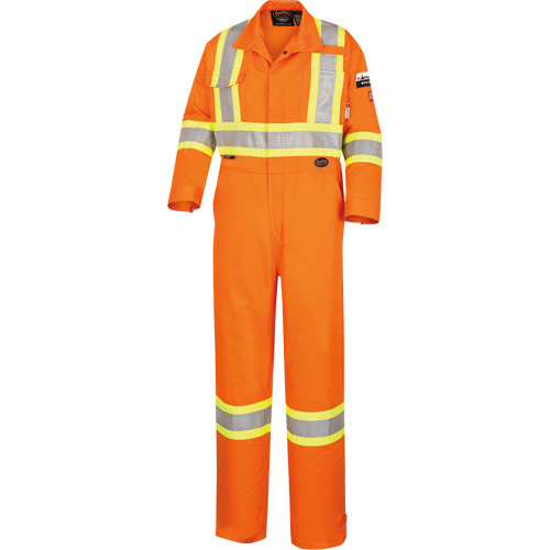 5551T Flame-Gard&reg; FR/Arc-Rated Coverall, Size 42 (Tall), High Visibility Orange, 9.1 cal/cm² Oxymax Inc