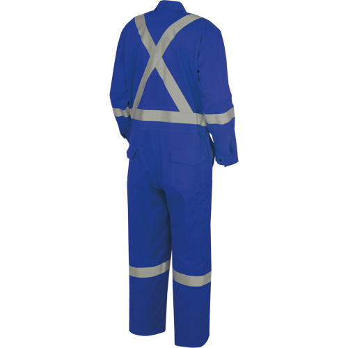 7709AT "The Rock" FR-Tech&reg; High Visibility FR/Arc Rated Coveralls, Size 40 (Tall), Royal Blue, 10 cal/cm² Oxymax Inc