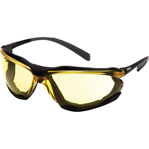 Lunettes de s&eacute;curit&eacute; Proximity, Lentille Ambr&eacute;e, Antibu&eacute;e, ANSI Z87+/R&eacute;pond ou surpasse la norme CSA Z94.3 Oxymax Inc