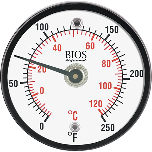 Magnetic Surface Thermometer, Non-Contact, Analogue, 0-250°F (-20-120°C) Oxymax Inc