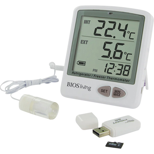Living Vaccine Data Logger, - 50 °C to +70 °C (- 58 °F to +158 °F) Oxymax Inc