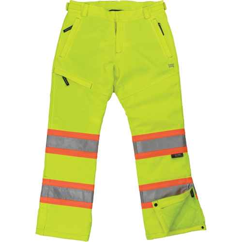 Womens Insulated Flex Safety Pant, Polyester, X-Large, High Visibility Lime-Yellow Oxymax Inc