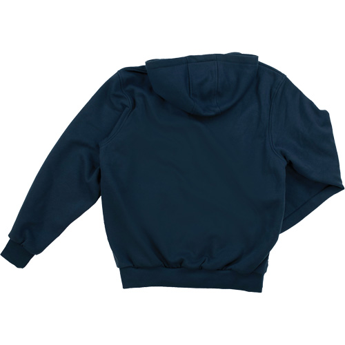 Water Repellent Fleece Pullover Hoodie, Men's, Small, Navy Blue Oxymax Inc