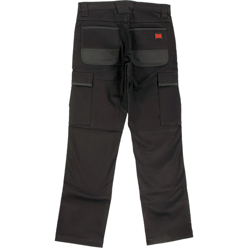 WP100 Work Pants, Cotton/Spandex, Black, Size 4, 30 Inseam Oxymax Inc