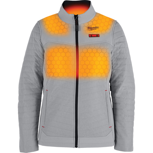 Manteau chauffant M12 Axis avec pile, Femmes, 2T-Grand, Gris Oxymax Inc