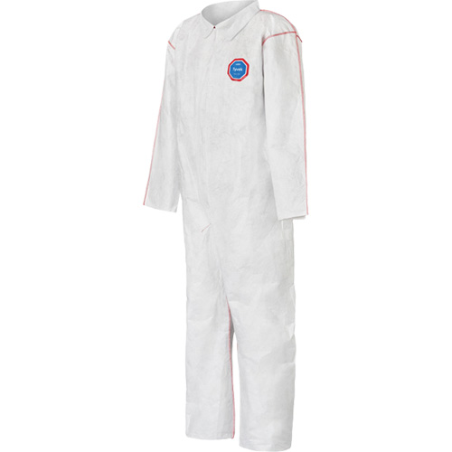 SFR Coveralls with Collar, Medium, White, Tyvek&reg; 400 Oxymax Inc