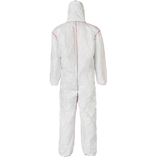 SFR Coveralls with Hood, Medium, White, Tyvek&reg; 400 Oxymax Inc