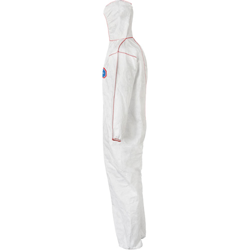 SFR Coveralls with Hood, Medium, White, Tyvek&reg; 400 Oxymax Inc