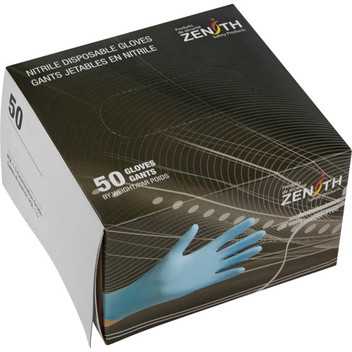 Emballages de gants jetables pour machine distributrice, T-Grand, Nitrile, 4,5 mils, Sans poudre, Bleu, Classe 2 Oxymax Inc