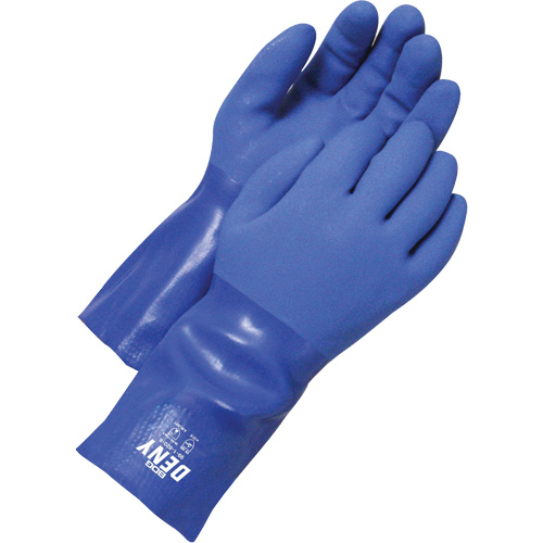 Textured Gloves, Size 12, 12" L, PVC, Cotton Inner Lining Oxymax Inc