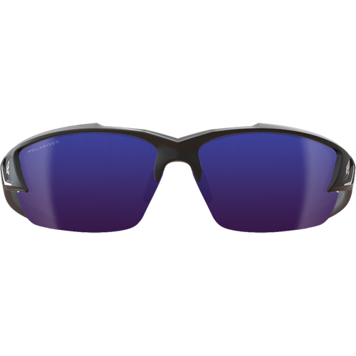 Khor G2 Safety Glasses, Blue Mirror Lens, Anti-Scratch/Polarized, ANSI Z87+/MCEPS GL-PD 10-12/Meets/Exceeds CSA Z94.3 Oxymax Inc
