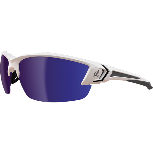 Khor G2 Safety Glasses, Blue Mirror Lens, Anti-Scratch/Polarized, ANSI Z87+/MCEPS GL-PD 10-12/Meets/Exceeds CSA Z94.3 Oxymax Inc