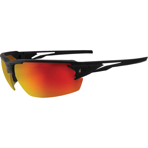 Pumori Safety Glasses, Red/Mirror Lens, Anti-Scratch, ANSI Z87+/MCEPS GL-PD 10-12/Meets/Exceeds CSA Z94.3 Oxymax Inc